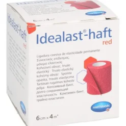 IDEALAST-haft color Binde 6 cmx4 m rot 1 St