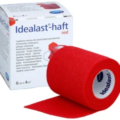 IDEALAST-haft color Binde 6 cmx4 m rot 1 St