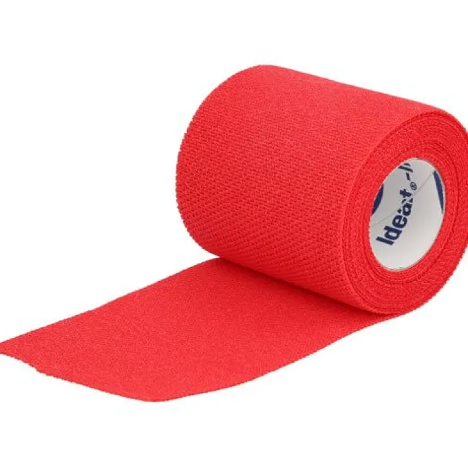 IDEALAST-haft color Binde 6 cmx4 m rot 1 St