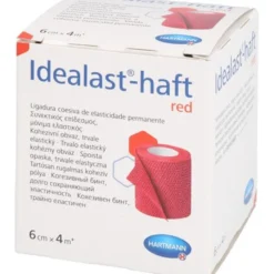 IDEALAST-haft color Binde 6 cmx4 m rot 1 St