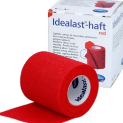 IDEALAST-haft color Binde 6 cmx4 m rot 1 St