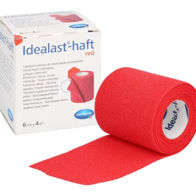 IDEALAST-haft color Binde 6 cmx4 m rot 1 St