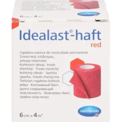 IDEALAST-haft color Binde 6 cmx4 m rot 1 St