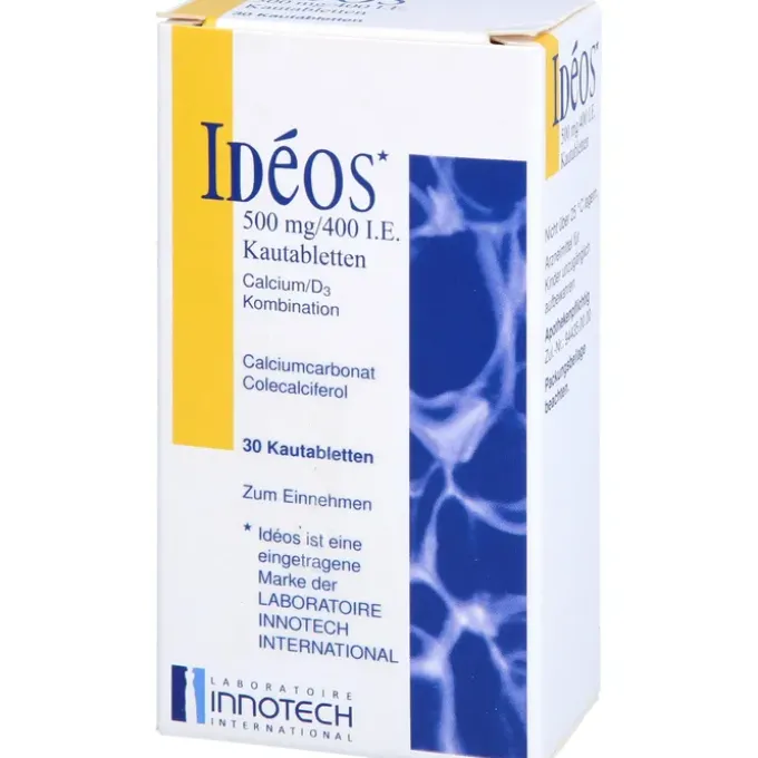 IDEOS 500 mg/400 I.E. Kautabletten 30 St