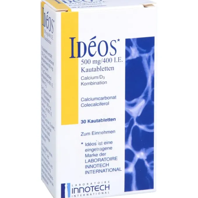 IDEOS 500 mg/400 I.E. Kautabletten 30 St
