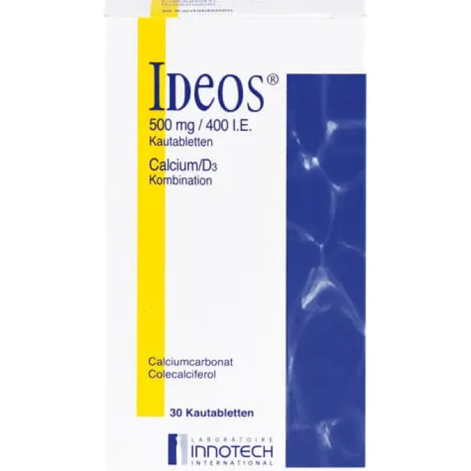 IDEOS 500 mg/400 I.E. Kautabletten 30 St