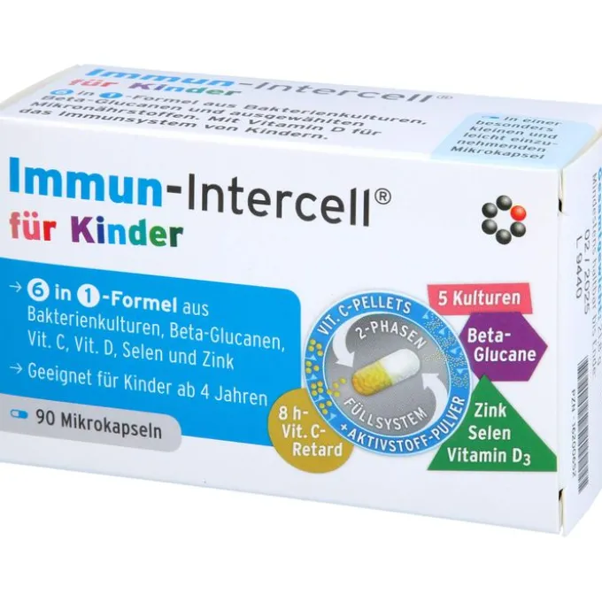 IMMUN-INTERCELL für Kinder Hartk.verä.Wst.-Frs. 90 Stück