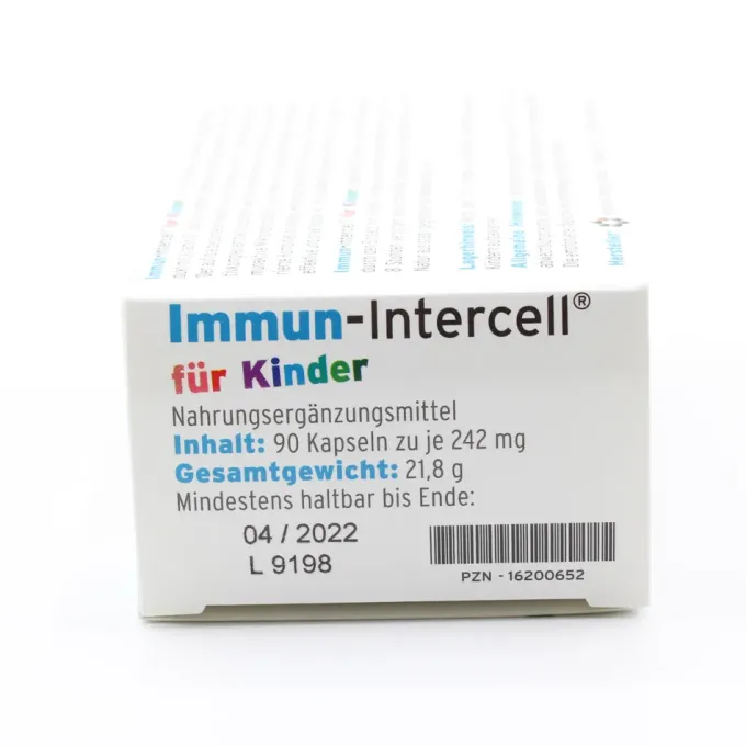 IMMUN-INTERCELL für Kinder Hartk.verä.Wst.-Frs. 90 Stück