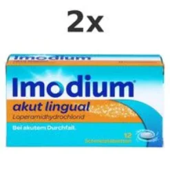 IMODIUM akut lingual Schmelztabletten Set 2x12St