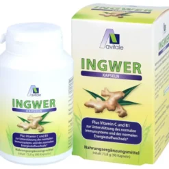 INGWER 500 mg Kapseln+Vitamin B1+C 90 Stück