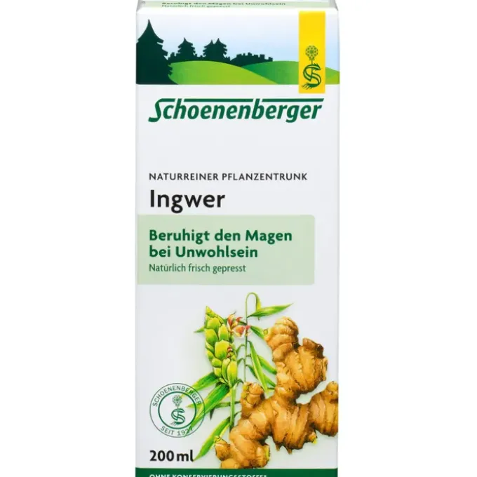 INGWER PFLANZENTRUNK Schoenenberger 200 ml