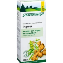 INGWER PFLANZENTRUNK Schoenenberger 200 ml