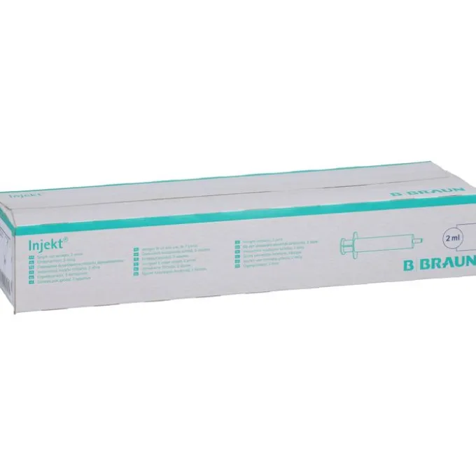 INJEKT Solo Spritze 2 ml LL zentrisch PVC-frei 100X2 ml