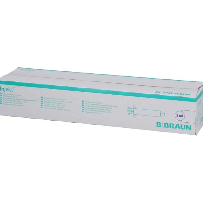 INJEKT Solo Spritze 2 ml LL zentrisch PVC-frei 100X2 ml