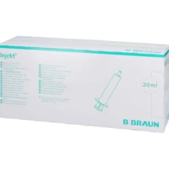 INJEKT Solo Spritze 20 ml Luer exzentrisch PVC-fr. 100X20 ml