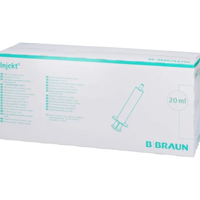 INJEKT Solo Spritze 20 ml Luer exzentrisch PVC-fr. 100X20 ml