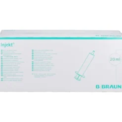 INJEKT Solo Spritze 20 ml Luer exzentrisch PVC-fr. 100X20 ml