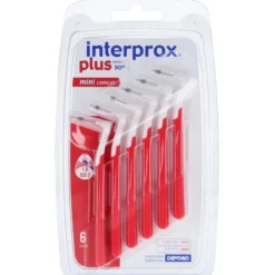 INTERPROX plus mini conical rot Interdentalbürste 6 St