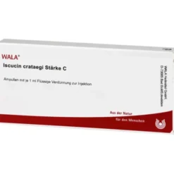 ISCUCIN crataegi Stärke C Ampullen 10X1 ml