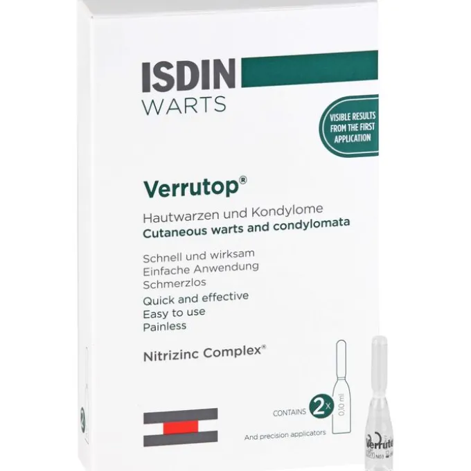 ISDIN Verrutop Warzen Ampullen 2X0,1 ml