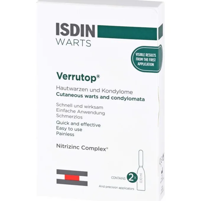 ISDIN Verrutop Warzen Ampullen 2X0,1 ml