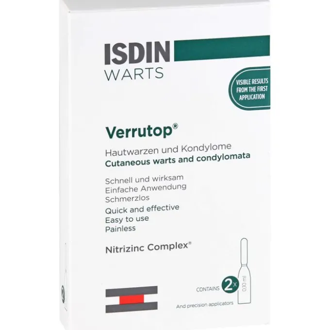 ISDIN Verrutop Warzen Ampullen 2X0,1 ml