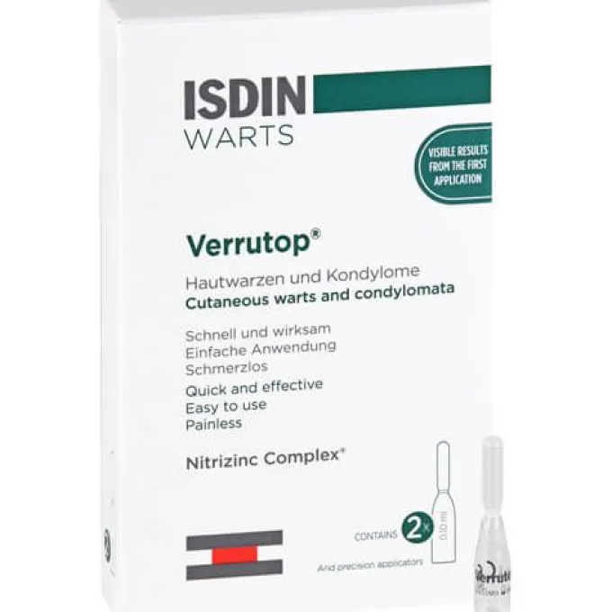 ISDIN Verrutop Warzen Ampullen 2X0,1 ml