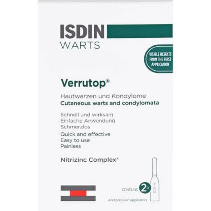 ISDIN Verrutop Warzen Ampullen 2X0,1 ml