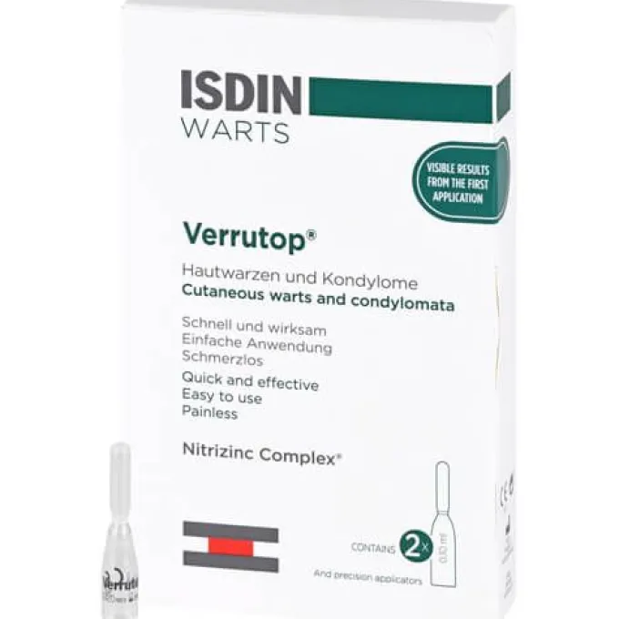 ISDIN Verrutop Warzen Ampullen 2X0,1 ml