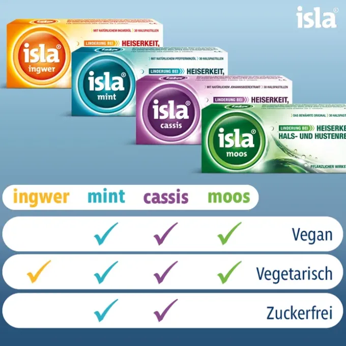 ISLA CASSIS Pastillen 120 St