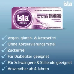 ISLA CASSIS Pastillen 120 St
