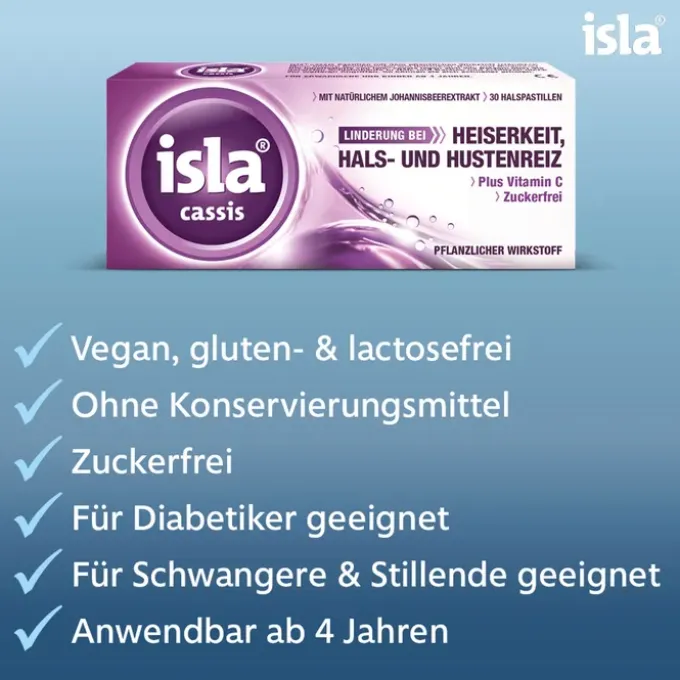 ISLA CASSIS Pastillen 120 St