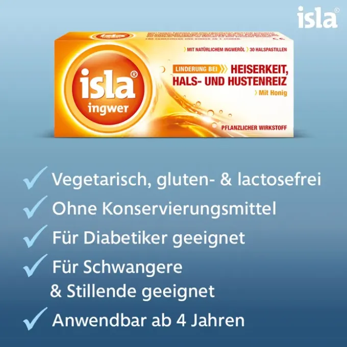 ISLA INGWER Pastillen 30 St