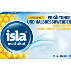 ISLA MED akut Zitrus-Honig Pastillen 20 St