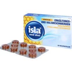 ISLA MED akut Zitrus-Honig Pastillen 20 St