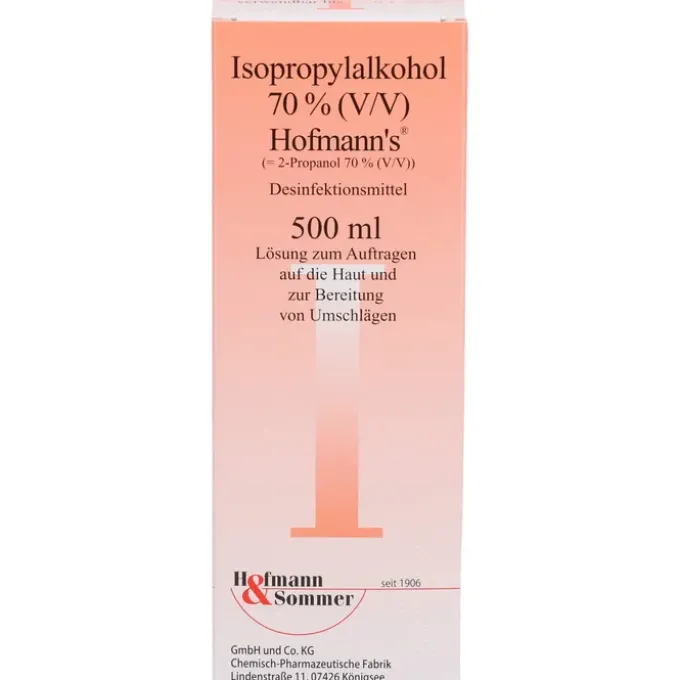 ISOPROPYLALKOHOL 70% V/V Hofmann's 500 ml