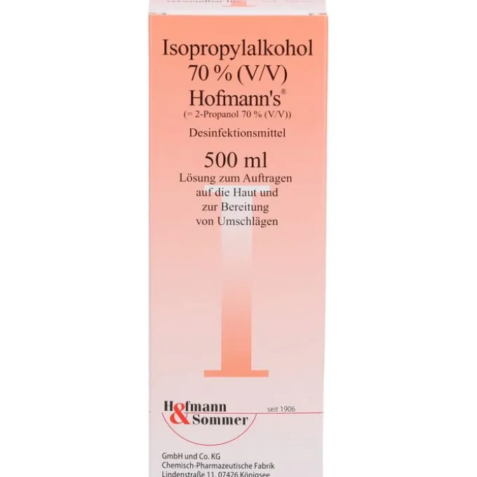 ISOPROPYLALKOHOL 70% V/V Hofmann's 500 ml