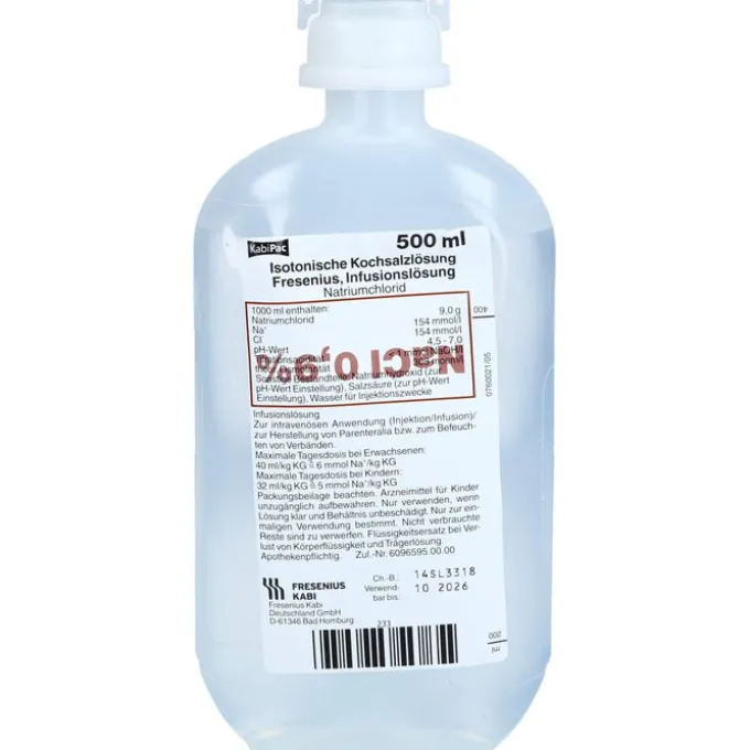 ISOTONISCHE Kochsalzlösung Fresenius Plastik 10X500 ml