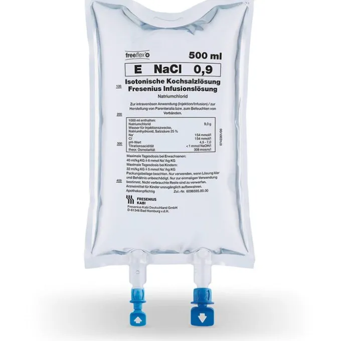 ISOTONISCHE Kochsalzlösung Fresenius freeflex+ 20X500 ml