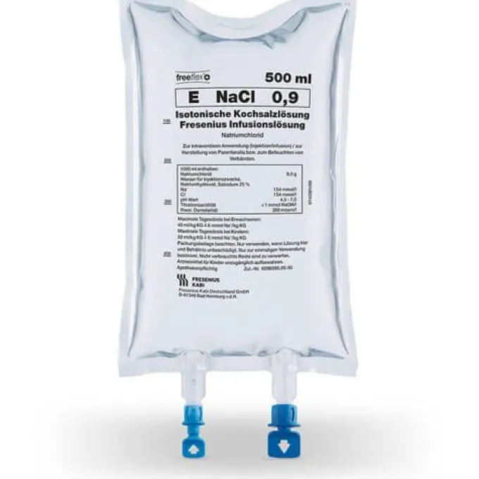 ISOTONISCHE Kochsalzlösung Fresenius freeflex+ 20X500 ml