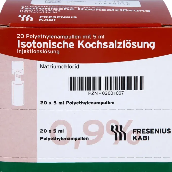 ISOTONISCHE Kochsalzlösung 0,9% Plastikampullen 100 ml