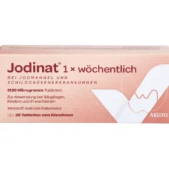 JODINAT 1x wöchentlich 1530 Mikrogramm Tabletten 28 St