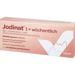 JODINAT 1x wöchentlich 1530 Mikrogramm Tabletten 28 St