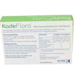 KADEFLORA Milchsäurebakterien mit Biotin Kapseln 30 Stück