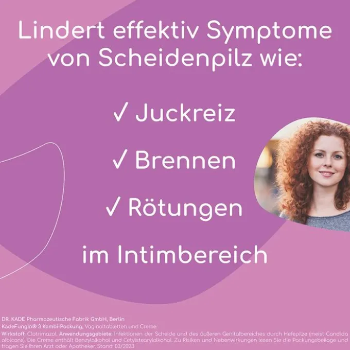 KADEFUNGIN 3 Vaginaltabletten 3 St