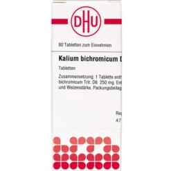 KALIUM BICHROMICUM D 6 Tabletten 80 St