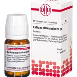 KALIUM BICHROMICUM D 6 Tabletten 80 St