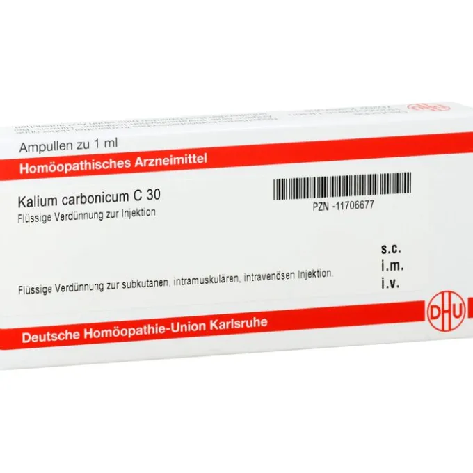 KALIUM CARBONICUM C 30 Ampullen 8X1 ml