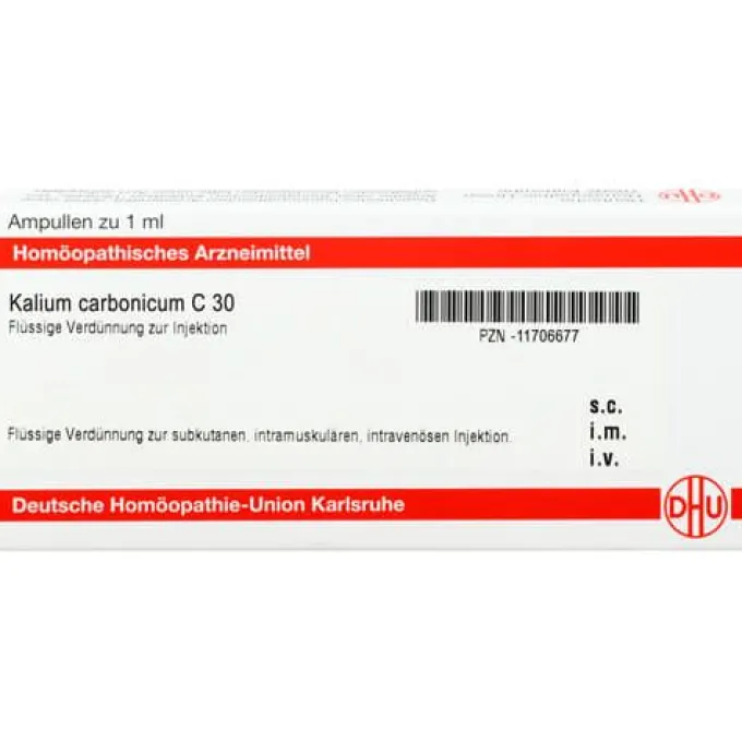 KALIUM CARBONICUM C 30 Ampullen 8X1 ml