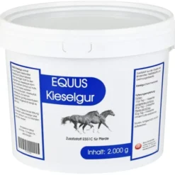 KIESELGUR Equus Pulver f.Pferde 2000 g